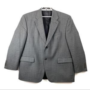 Lauren Ralp Lauren Houndstooth Sport Coat Men’s 42 S Gray Brown
